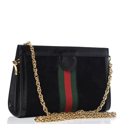 gucci black suede shoulder bag|ophidia shoulder bag gucci.